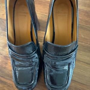 Sezane Jessie Loafers Patent Black - Size 9